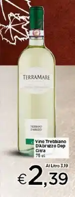 Crai Citra vino trebbiano d'abruzzo dop offerta
