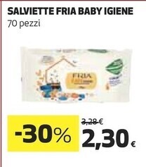 Coop Fria salviette baby igiene offerta
