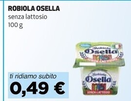Coop Osella robiola offerta
