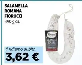 Coop Fiorucci salamella romana offerta