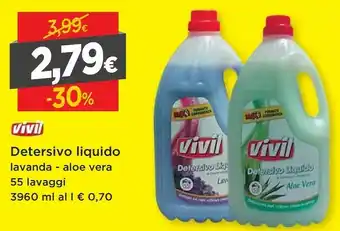 DPiù Vivil Detersivo Liquido Lavanda offerta