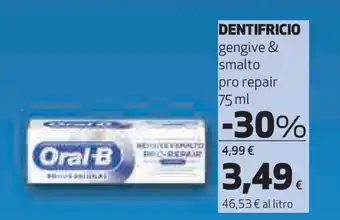 Coop Oral-B Dentifricio 75ml offerta