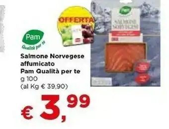 Metà Pam & Panorama - Salmone Norvegese Affumicato 100 G(ml) offerta