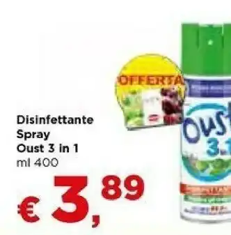 Metà Oust Disinfettante Spray 3 In 1 offerta