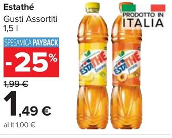 Carrefour Market Estathé Gusti Assortiti 1,5 l offerta