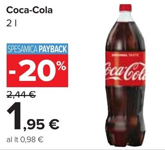 Carrefour Market Coca-Cola 2 l offerta