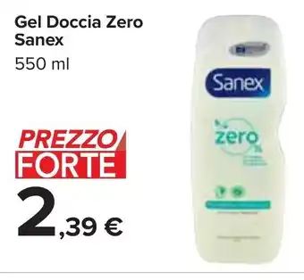 Carrefour Market Gel Doccia Zero Sanex 550 ml offerta