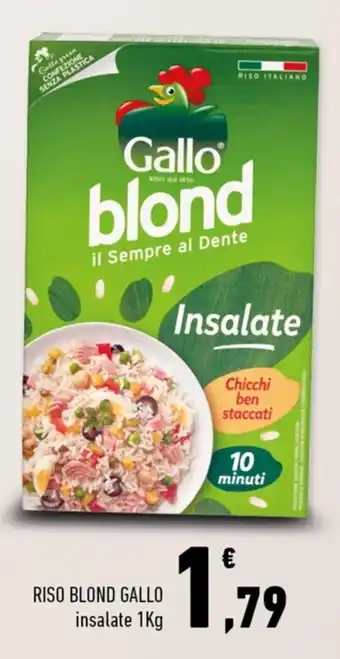 Conad Margherita RISO BLOND GALLO insalate 1Kg offerta