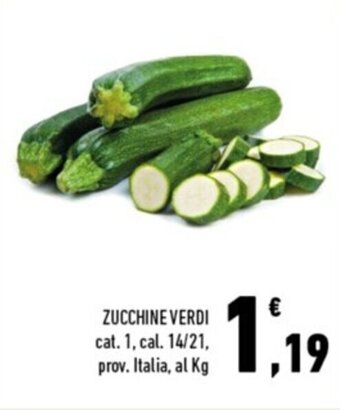 Conad Margherita ZUCCHINE VERDI offerta