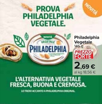 Carrefour Market Philadelphia Vegetale 145 g offerta