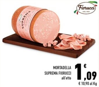 Conad Margherita MORTADELLA SUPREMA FIORUCCI offerta