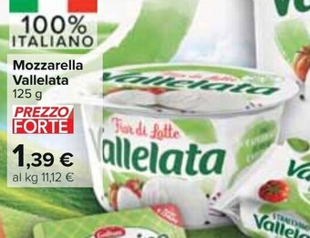 Mozzarella Vallelata 125 g