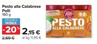 Pesto alla Calabrese Polli 180 g