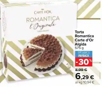 Carrefour Market Torta Romantica Carte d'Or Algida 575 g offerta