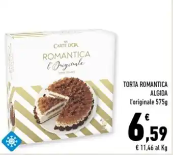 Conad Margherita TORTA ROMANTICA ALGIDA l'originale 575g offerta