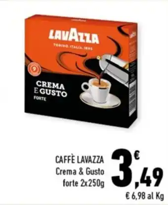Conad Margherita CAFFÈ LAVAZZA Crema & Gusto forte 2x250g offerta