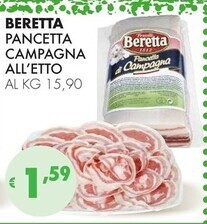 Eté Beretta pancetta campagna offerta