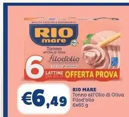 Eté Rio mare tonno all'olio di oliva filod'olio offerta
