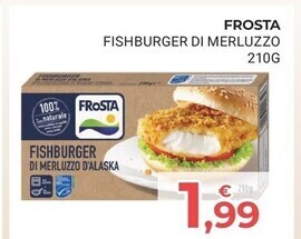 Eté Frosta fishburger di merluzzo offerta