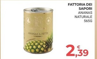 Eté Fattoria dei sapori ananas naturale offerta