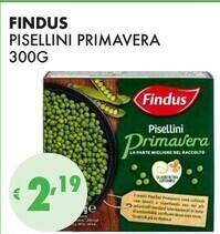 Eté Findus pisellini primavera offerta