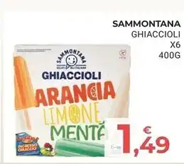 Eté Sammontana ghiaccioli offerta