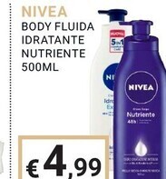Eté Nivea body fluida idratante nutriente offerta