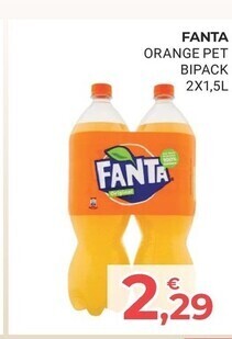 Eté Fanta orange pet bipack offerta