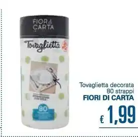 Unes Fior di carta - toaglietta decorata offerta