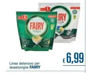 Unes Fairy linea detersivo per lavastoviglie offerta