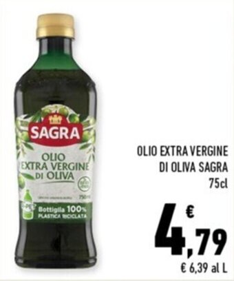 Conad Margherita OLIO EXTRA VERGINE DI OLIVA SAGRA 75cl offerta