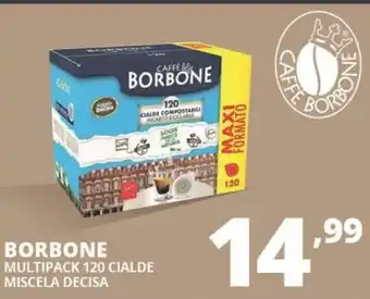 Comet Caffe borbone multipack 120 cialde miscela decisa offerta