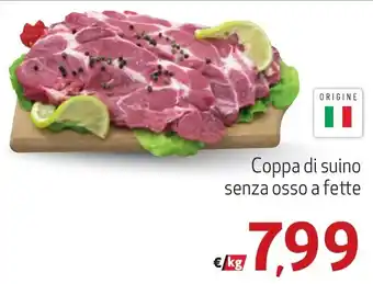 Coppa di suino senza osso a fette