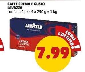 PENNY Lavazza caffe crema e gusto offerta