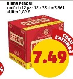 PENNY Peroni birra offerta