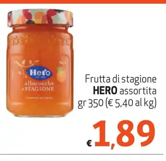 Frutta di stagione HERO assortita gr 350