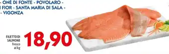 MEGA FILETTO DI SALMONE fresco offerta