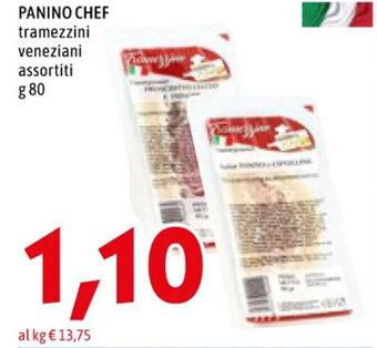 PANINO CHEF tramezzini veneziani assortiti g 80
