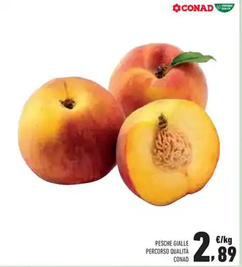 Conad Margherita PESCHE GIALLE PERCORSO QUALITÀ CONAD offerta