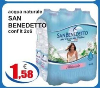 acqua naturale SAN BENEDETTO conf It 2x6