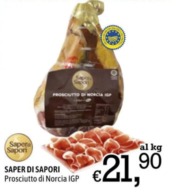 A&O SAPER DI SAPORI Prosciutto di Norcia IGP offerta