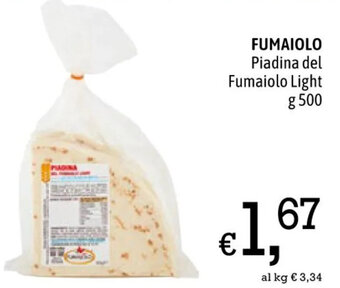 A&O FUMAIOLO Piadina del Fumaiolo Light g 500 offerta
