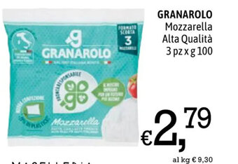 A&O GRANAROLO Mozzarella Alta Qualità 3 pz x g 100 offerta