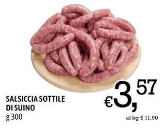 A&O SALSICCIA SOTTILE DI SUINO g 300 offerta