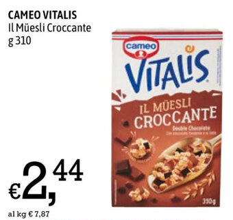 A&O CAMEO VITALIS Il Müesli Croccante g 310 offerta