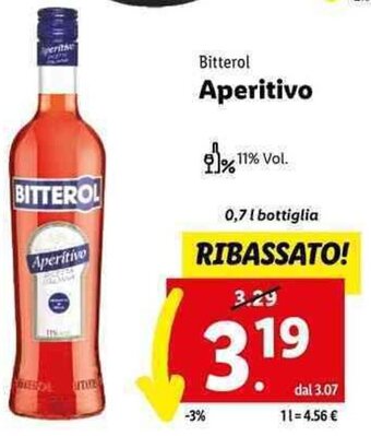 Bitterol Aperitivo 0,7 l bottiglia