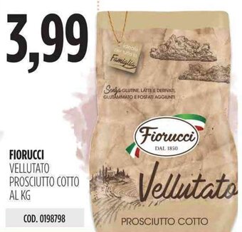 Carico Cash & Carry Fiorucci Vellutato Prosciutto Cotto offerta