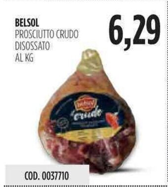 Belsol Prosciutto Crudo Disossato