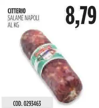 Carico Cash & Carry Citterio Napoli Salame offerta