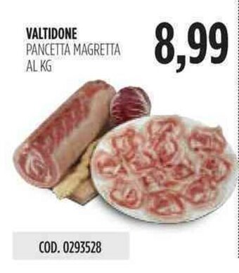 Carico Cash & Carry Valtidone Pancetta Magretta offerta